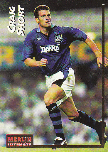 Craig Short Everton 1995/96 Merlin Ultimate #83